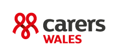 Carers Wales logo.